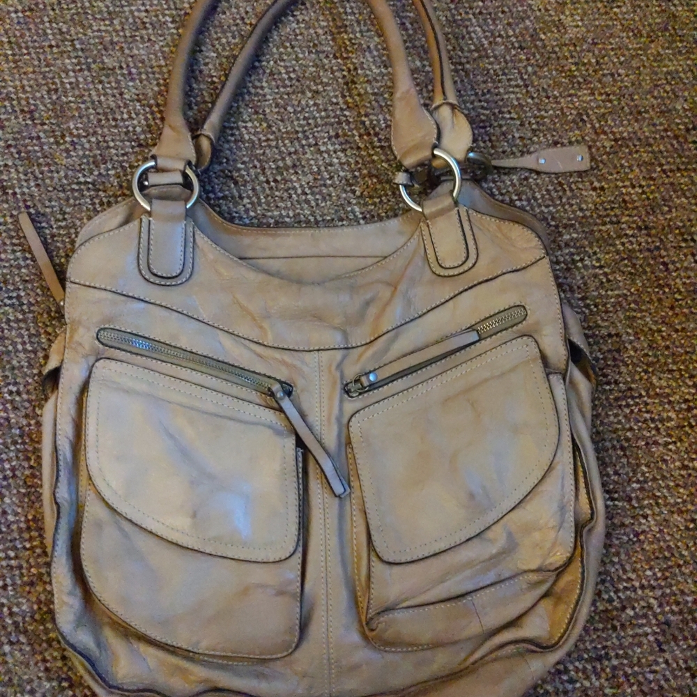 Abro Tan Tote Bag